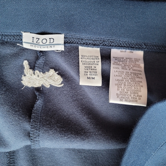 Izod Movement Blue Striped Track Suit Women M - Picture 12 of 15